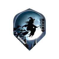 Winmau Rhino Long Life Standard Extra Thick Dart Flights (3 Sets of 3 - 9 Flights) (Witch)
