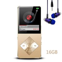 Mp3 Player, Music Player, Hotechs 16GB MP3 Player Hi-Fi Sound, Portable Audio Player with FM Radio, Recording Function Build-in Speaker Expandable Up to 64GB with Noise Isolation Wired Earbuds