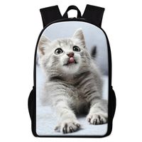 Dispalang Cute Cat Backpack Children Animal School Bookbags Boy Gilrs Day Pack