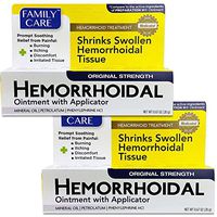 Anesthetic Hemorrhoid Ointment with Applicator 0.67 oz (2 Pack)