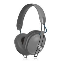 PANASONIC Retro Wireless Headphones with Bluetooth connectivity and up to 24-Hour Playback - RP-HTX80B-H - Over the Ear Headphones (Matte Steel)