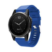 Hmlai Garmin Fenix 5S GPS Watch Band, 2017 Replacement Silicagel Quick Install Band Strap+Disassembly Tool for Garmin Fenix 5S GPS Watch (Blue)