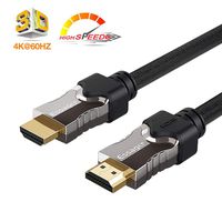 4K HDMI Cable,Essager HDMI to HDMI 2.0 Cable-Nylon Braided HDMI Cord- 4K HDR, 3D, 2160P, 1080P, Ethernet -Audio Return (33ft)