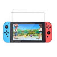 Oneme Screen Protector Tempered Glass for Nintendo Switch, 0.3mm Ultra Thin High Definition Ultra Clear Protective Film (2 Pack)