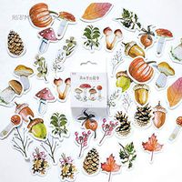 DP-iot 46Pcs/box Autumn of Forest Diary Sticker Planner Scrapbooking Sticky Stationery Escolar School Supplies