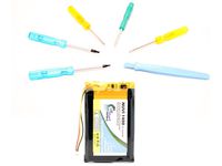 Replacement for Garmin Nuvi 1490 Battery with Tools - Compatible with Garmin GPS Navigator Batteries (1200mAh 3.7V Li-Poly) - Compatible with Garmin Nuvi 14001450 1450T14601490 1490T 1490T Pro 1490TV