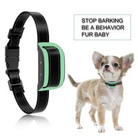 MASBRILL Dog Bark Collar Safe No Bark Control Device for Tiny Small Medium Dog Stop Barking by Sound and Vibration No Shock Human Way for Dog Lovers