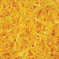 Crinkle Cut Paper Shred Filler (2 LB) for Gift Wrapping & Basket Filling - Yellow | MagicWater Supply