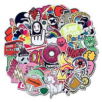 Anime Laptop Stickers Waterproof Sticker Decal for Skateboard MacBook Pad Motorcycle Bicycle Graffiti Luggage Stickers Pack (Cute Pink Girls - B, 50pcs)