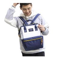 Dozenla Women Casual Mommy Feeding Bottle Backpack Zipper Student Schoolbag Backpacks