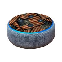 MightySkins Skin Compatible with Amazon Echo Dot (3rd Gen) - Vintage American | Protective, Durable, and Unique Vinyl Decal Wrap Cover | Easy to Apply, Remove, and Change Styles | Made in The USA