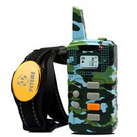 Peteme Shock Collar for Dogs, Dog Training Shock Collar Rechargeable with Beep/Vibration/Shock,100% Waterproof, 1200 ft Remote Trainer Range Collar for Small Medium Large Dogs.