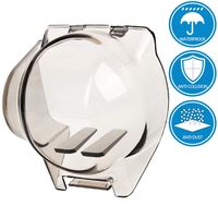 Teenitor Mavic Gimbal Cover, Unique Design DJI Mavic Gimbal Cover Combines The Clamp and Cover Into One Piece - Clear Gray