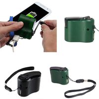 kionme Outdoor Emergency Charging Survival Tools USB Cell Phone Hand Crank Charger Battery Chargers