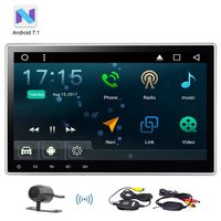 Eincar 10.1" 2GB Android 7.1 Car Radio Stereo - Universal Double Din Head Unit with Adjustable Angle - Support Fast-boot, GPS Sat Nav, DAB+, 3G 4G WIFI, Phone Link, FM AM RDS, Steering Wheel Control,U