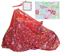 Giant Christmas Gift Wrap 60 x 72 inches Bike Bag, 2-Pack