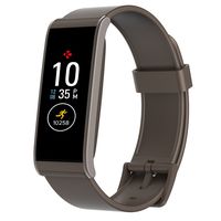 MyKronoz ZeFit4 Fitness Activity Tracker with Color Touchscreen & Smart Notifications - Brown/Brown
