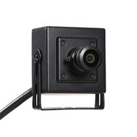 HD POE Fisheye Mini IP Camera Security - Revotech - H.265 3MP 2MP 1080P 1.44mm Lens Panoramic Home Cam Indoor Surveillance Motion Detection ONVIF P2P CCTV Cam System (I706-4-P Black)