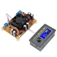 DC-DC Step Down/Up Converter Automatic DC to DC Boost/Buck Converter DC Power Supply Module,6V-32V to 0-32V with Fan