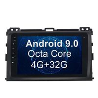 SYGAV Android 9.0 Car Stereo for 2004-2009 Toyota Prado 120 Radio with GPS Navigation 8 Inch Touch Screen Head Unit