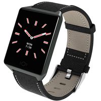 Pard Fitness Tracker, Men/Women Fashion Smart Watch, Heart Rate/Blood Pressure/Sleep Monitor for iPhone Xs XR and Android Samsung Phones, Black