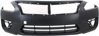 Front Bumper Cover Compatible with 2013-2015 Nissan Altima Primed Sedan
