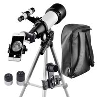 Telescope for Kids and Beginners Travel Scope 70mm Apeture 400mm AZ Mount - with Backpack to Carry Easily - Travel Telescope to View Moon and Planet