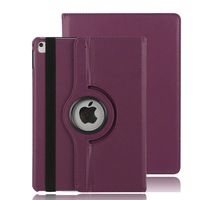 elecfan iPad Air 2 Rotating Case, 360 Degrees Rotating Stand Case,Folio Book Cover Designed,Slim & Light, Protective Case for 9.7" Apple iPad Air 2 (iPad air 2, Purple)