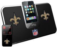 iHip Official NFL - NEW ORLEAN SAINTS - Portable iDock Stereo Speaker with Wireless Remote NFV5000NOS