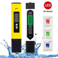 Water Quality Tester 2 in 1 Set, PH & TDS Water Tester, 0~9990 PPM, EC and Temperature Measurement; 0.01 PH High Accuracy with 0-14 PH Measurement Range, Measure for Water, Wine, Spas, Aquariums