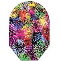 New Years Fireworks Closed End Pouch Cover