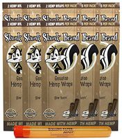 Skunk Hemp Wraps (10 Packs) with Rolling Paper Depot Kewl Tube