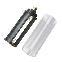 SODIAL(R) New 1PCS 18650 Battery Tube + 1PCS AAA Battery Holder for Flashlight Torch Lamp