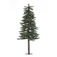 Vickerman Natural Alpine Tree-Unlit, 4-Feet, Green