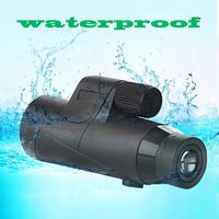 Capricorn HD Night Vision monocular zoomable Telescope Optical 40X 60 Times Low Night Mini Portable Focusing Zoomable Tourism Scope for Travel Hunting,Send The Mini Camera Aluminum Tripod