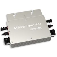 ECO-WORTHY Solar on Grid Tied Micro Inverter Power Limiter MPPT PV System DC to AC (600W DC24V)