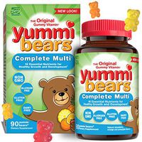 Yummi Bears Complete Multivitamin and Mineral Supplement, Gummy Vitamins for Kids, 90 Count (Pack of 1)