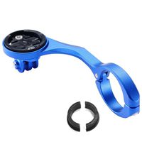 Dymoece Aluminium Alloy Out Front Bicycle Computer Combo Handlebar Mount for Garmin Edge 200 500 510 520 800 810 820 1000 1030 and Gopro Camera,Compatible Handlebar Sizes 31.8mm 25.4mm