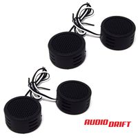 Audio Drift 2 Pairs 1" Super High Frequency Mini Tweeters 500 Watts Surface Mount
