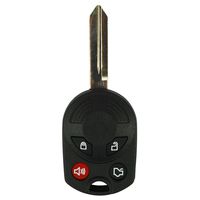 qualitykeylessplus Uncut Standard Blade Remote Head Key Replacement 4 Button Old Style Fob Transmitter Free KEYTAG