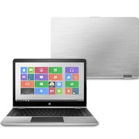 Mightyskins Skin Compatible with Hp Pavilion X360 14" (2017) - Cold Steel | Protective, Durable, and Unique Vinyl Decal Wrap Cover | Easy to Apply, Remove, and Change Styles | Made in The USA