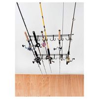 Rack'Em 7009 Overhead 12-Rod Fishing Rod Rack
