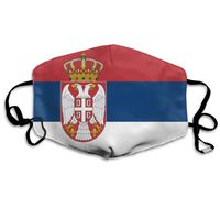 Serbian Flag Dust Mask,Washable and Reusable Cleaning Gardening Outdoor Activities Warm Windproof Mask