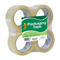 Duck Brand Standard Packing Tape Refill, 4 Rolls, 1.88 Inch x 100 Yards (240593)