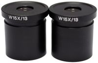 National Optical 615-400 WF15x Eyepiece, For 400, 405, 409, 415, 420/420T, 430, 446, 450, 456 and 460 Microscopes (Pack of 2)