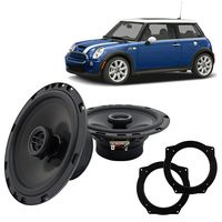 Compatible with Mini Cooper 2002-2006 Front Door Factory Replacement Harmony HA-R65 Speakers New