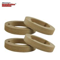 Custom MDF Tweeter Adapter Rings 2.91" ID x 4.33" OD Car Audio Installation (2 Pairs - 4 Rings)
