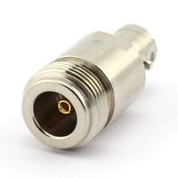 DGZZI 2-Pack BNC Female to N Female RF Coaxial Adapter BNC to N Coax Jack Connector