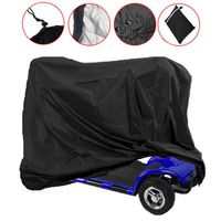 Mobility Scooter Storage Cover, Wheelchair Waterproof Storage Cover Lightweight Rain Protector from Dust Dirt Snow Rain Sun Rays - 55 x 26 x 36 inch (L x W x H)