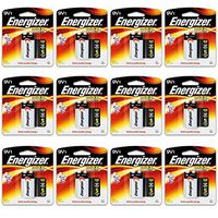 9V Batteries, 12 Count- Energizer Max Premium Alkaline, The Perfect Choice of Power for All 9V Battery Operated Devices